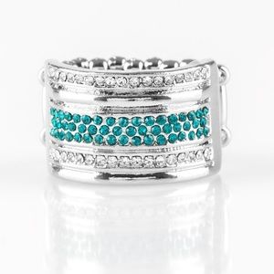 Top Dollar Drama Blue Ring